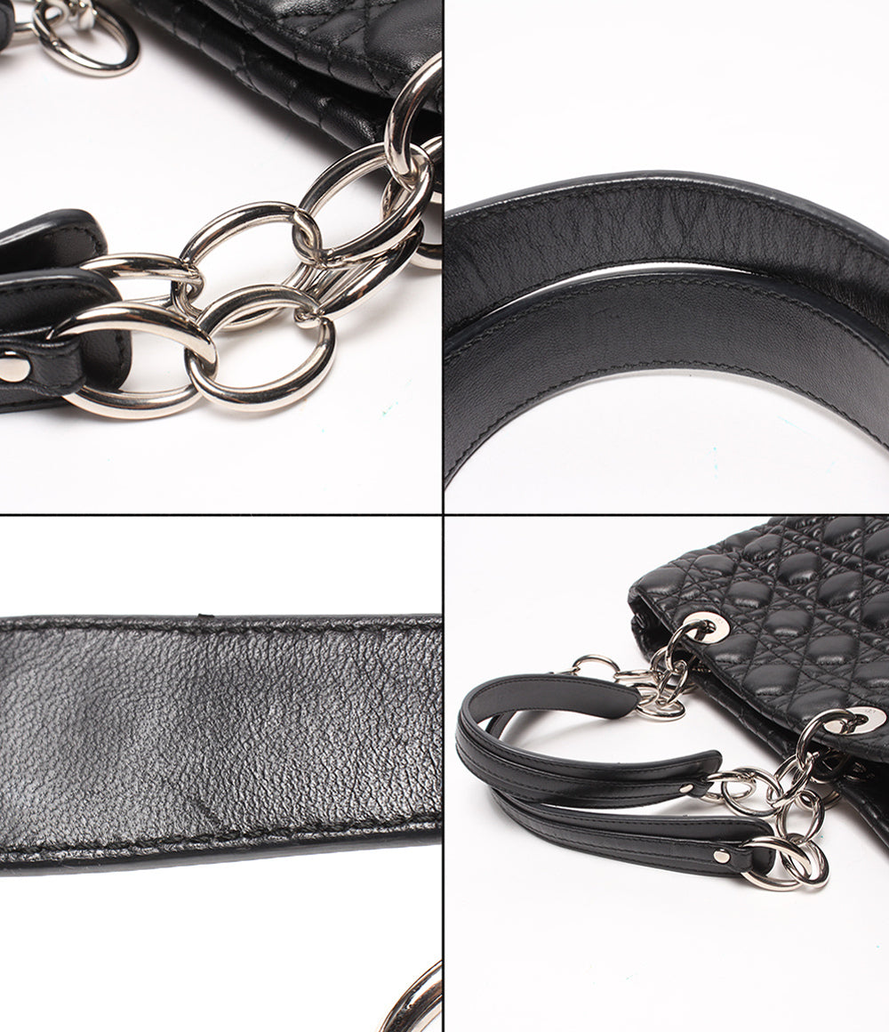 Christian Dior チェーンハンドバッグ チェーントートバッグ 肩掛け ソフト ショッピング トート レディディオール レディース