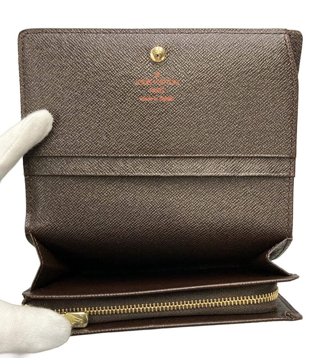 LOUIS VUITTON 二つ折り財布 ポルトモネ ビエ トレゾール ダミエ