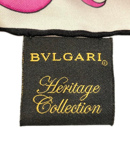 美品 BVLGARI スカーフ シルク100% レディース ブルガリ