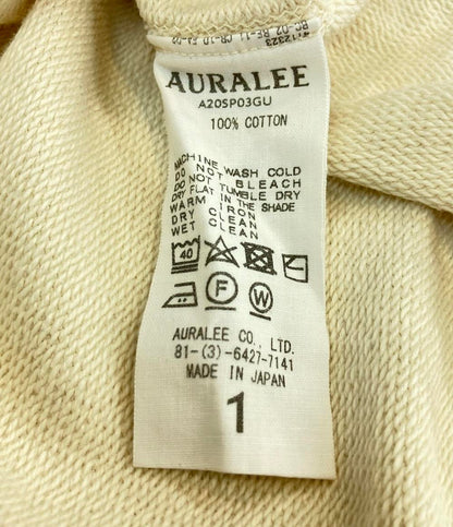 オーラリー ハーフジップスウェットパーカー レディース SIZE 1 (S) AURALEE