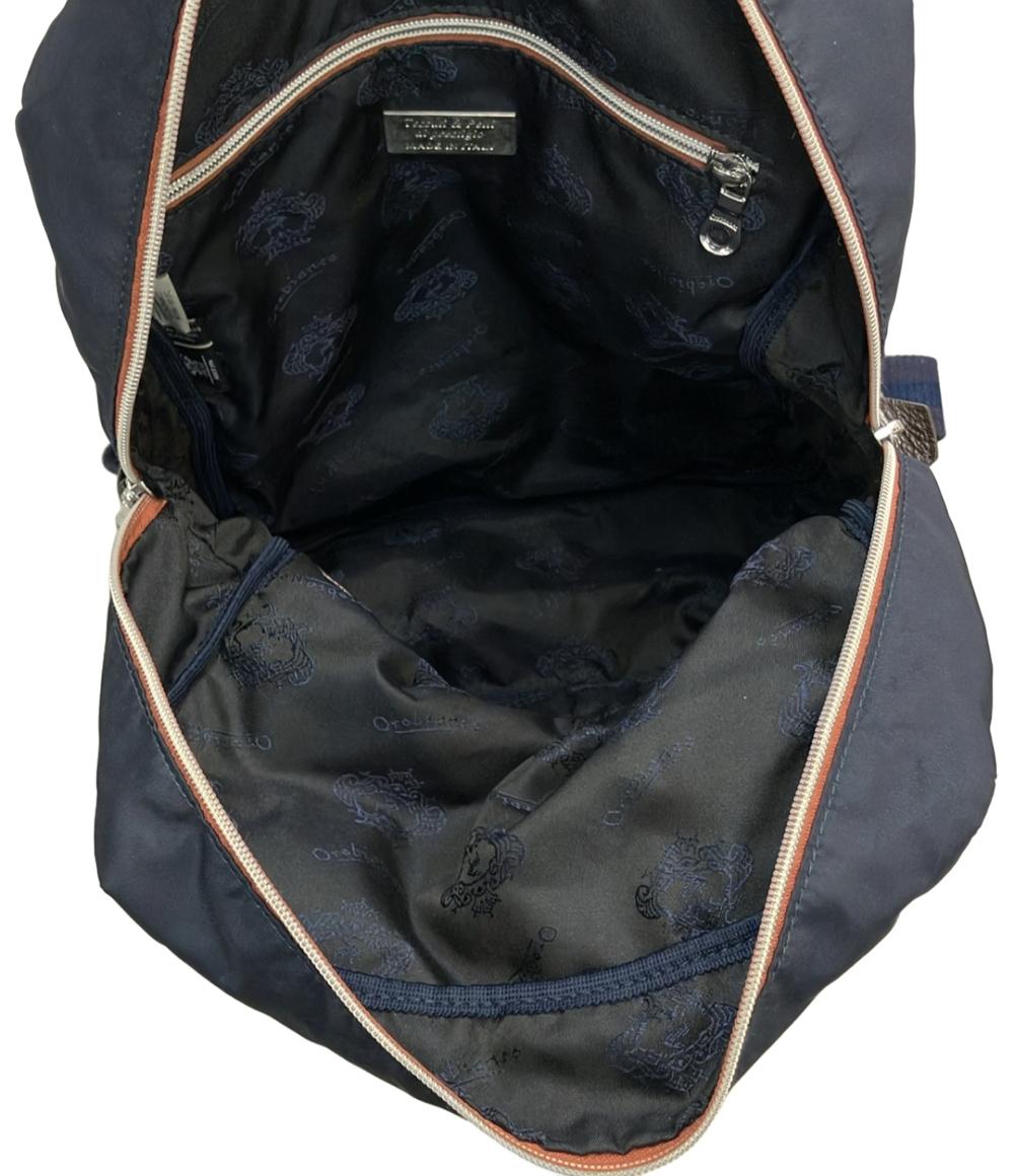 Orobianco リュック ハンドバッグ 2WAY ナイロン レザー メンズ オロビアンコ