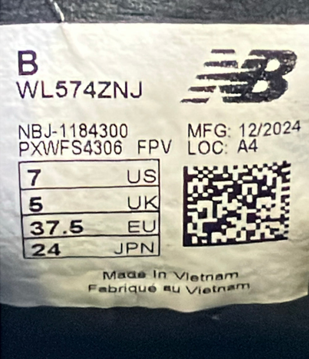 NEW BALANCE ローカットスニーカー WL574ZNJ レディース SIZE 24.0 ニューバランス