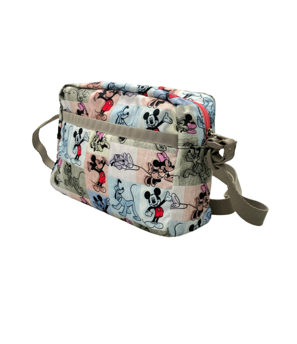 美品 LeSportsac Disney ショルダーバッグ 斜め掛け ミッキーマウス ミニーマウス レディース レスポートサック ディズニー