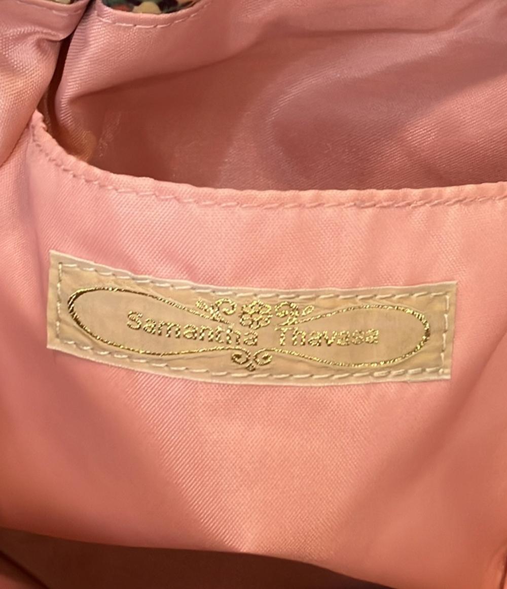 専用新品未使用　サマンサタバサ  ベロア  ショルダーバッグ  花柄 Samantha Thavasa トートバッグ 花柄 レディース サマンサタバサ
