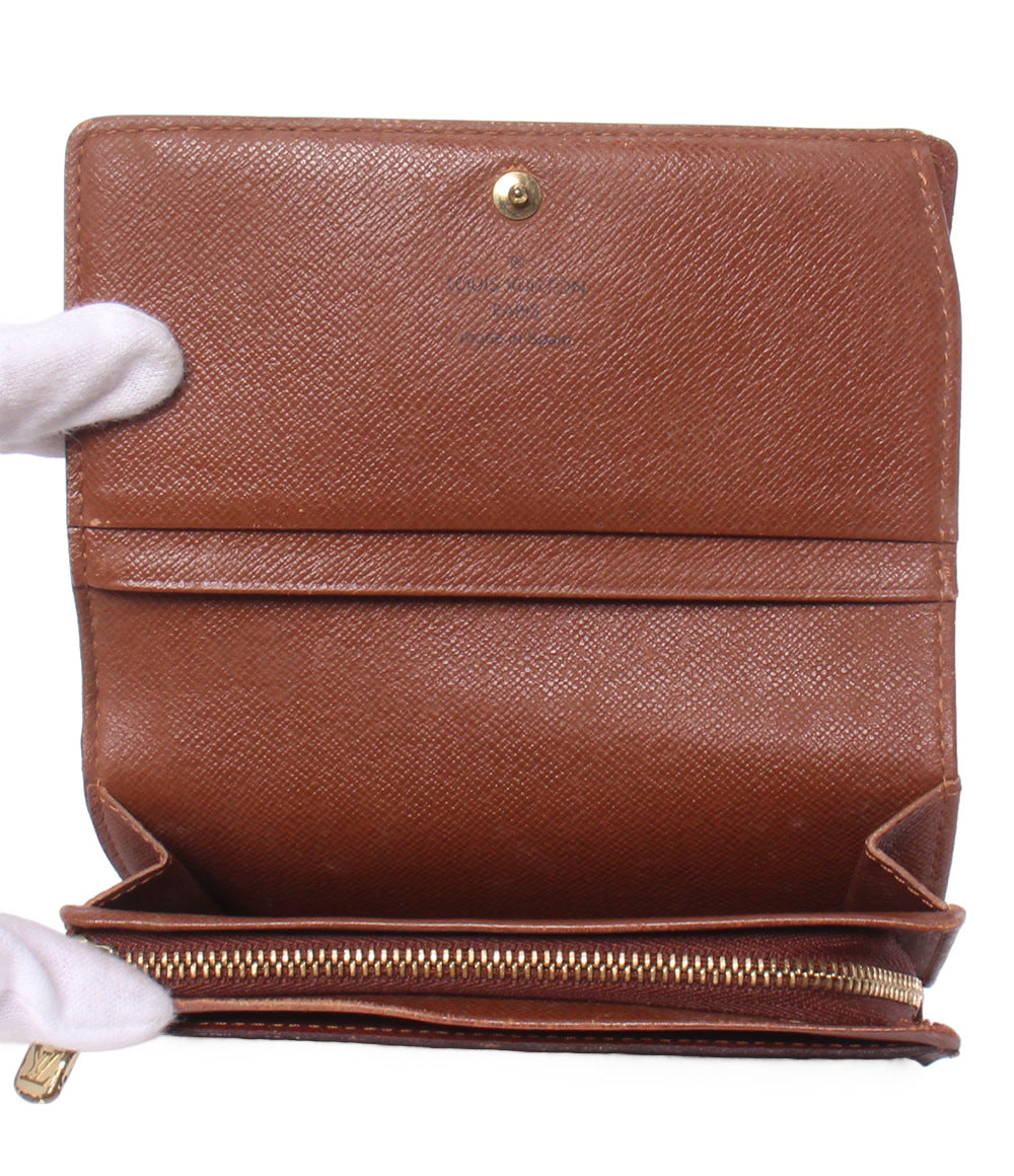 LOUIS VUITTON 二つ折り財布 ポルト モネ ビエ トレゾール モノグラム M61730 レディース ルイ・ヴィトン