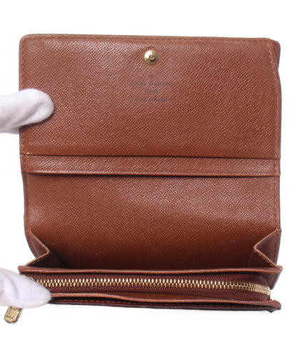 LOUIS VUITTON 二つ折り財布 ポルト モネ ビエ トレゾール モノグラム M61730 レディース ルイ・ヴィトン