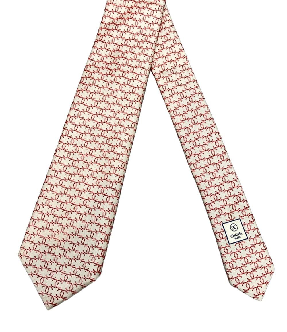 美品 CHANEL ネクタイ ココマーク シルク100% メンズ シャネル