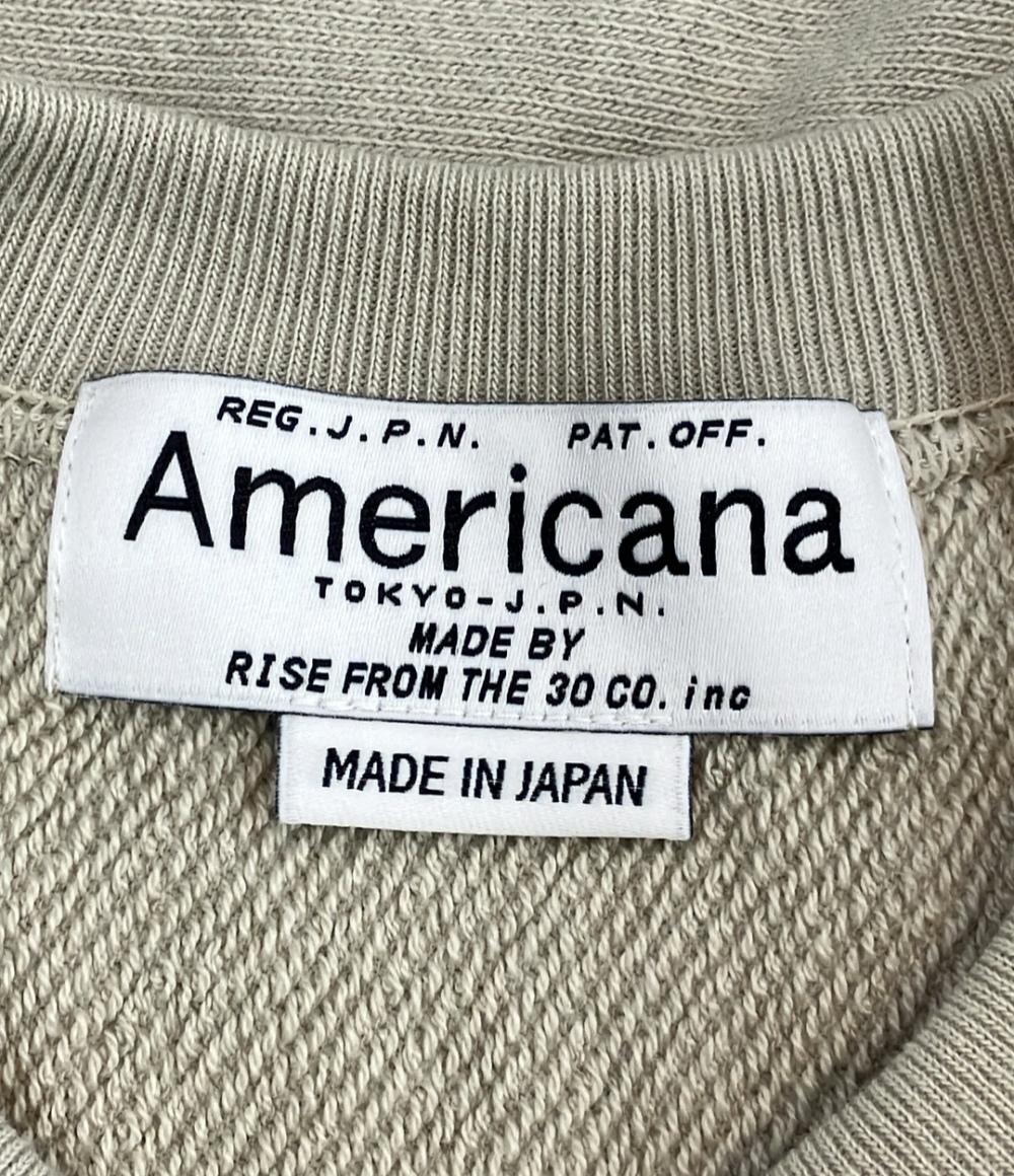 AMERICANA 長袖 スウェット Deuxieme classe別注 PREPS SWEAT レディース SIZE M アメリカーナ
