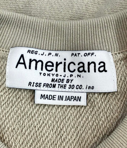 AMERICANA 長袖 スウェット Deuxieme classe別注 PREPS SWEAT レディース SIZE M アメリカーナ