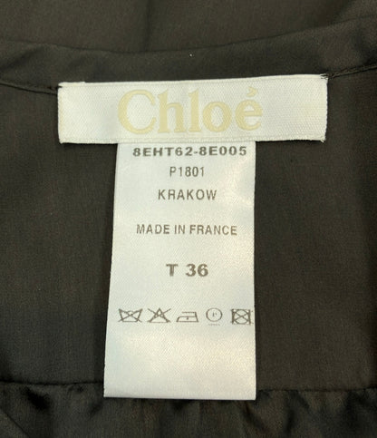 Chloe 長袖ワンピース シルク100% レディース SIZE 36 (S) クロエ