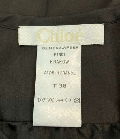 Chloe 長袖ワンピース シルク100% レディース SIZE 36 (S) クロエ