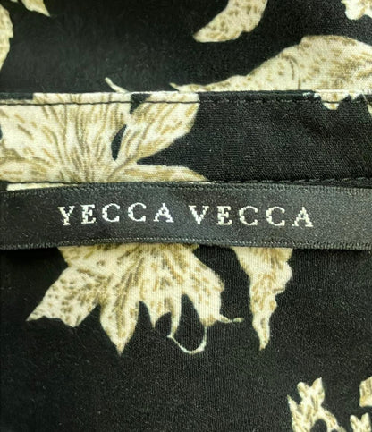 美品 イェッカ ヴェッカ 長袖ワンピース 花柄 レディース SIZE F (M) YECCA VECCA