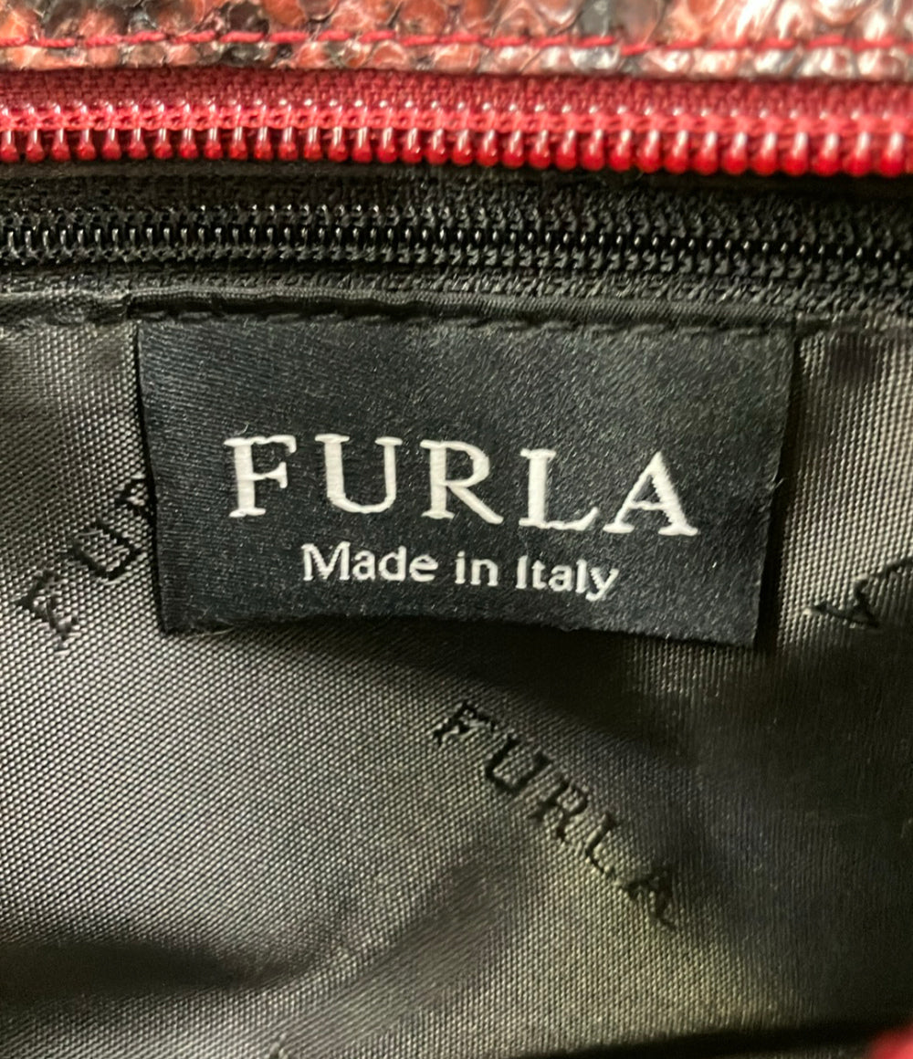 FURLA ショルダーバッグ 肩掛け パイソン柄 レディース フルラ