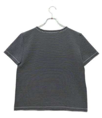 美品 Miu Miu 半袖 ボーダー柄 Tシャツ MJN013 レディース SIZE M ミュウ ミュウ
