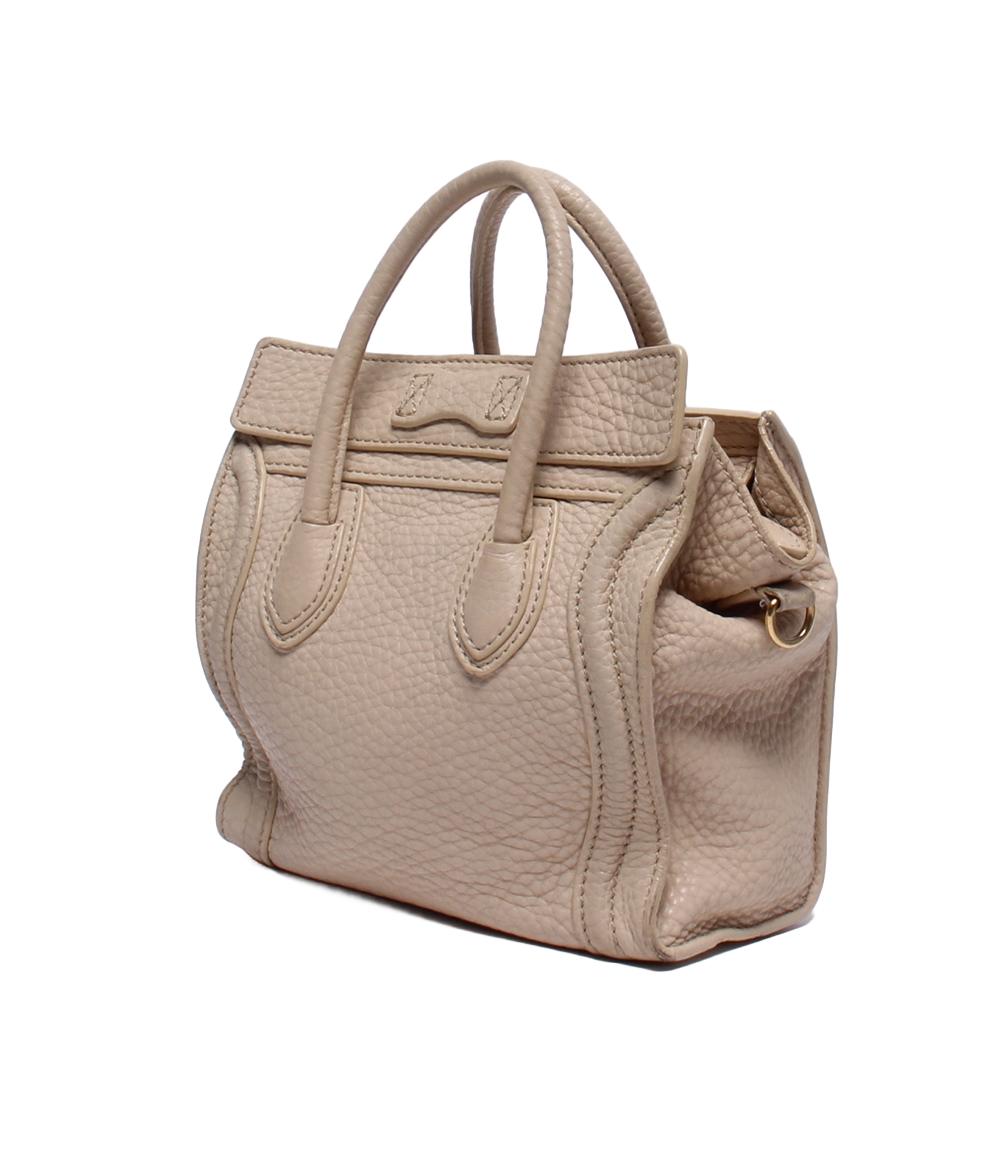 セリーヌ 2wayハンドバッグ ショルダーバッグ ナノ 斜め掛け ラゲージ レディース CELINE