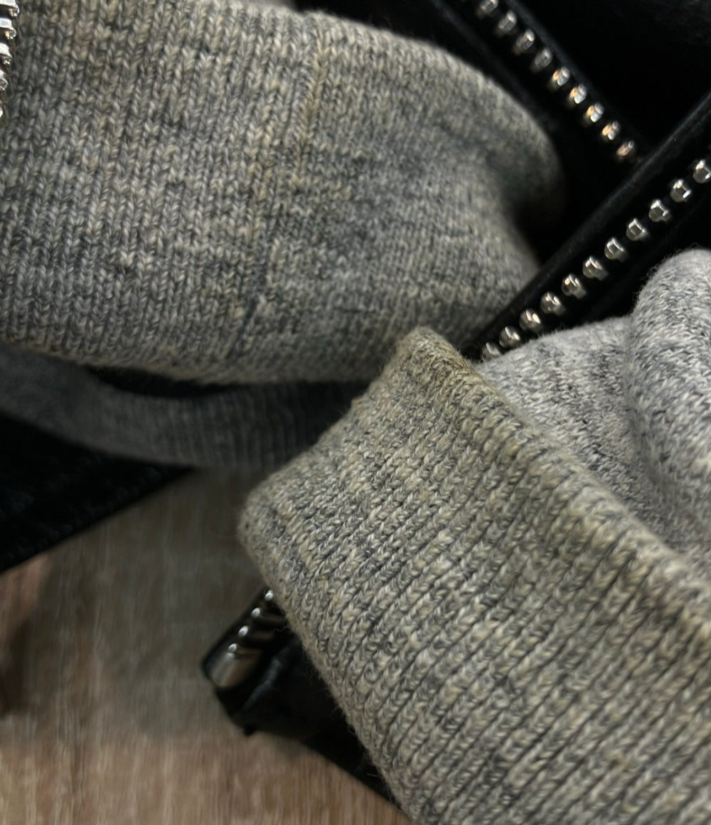 DSQUARED2 レザージャケット パーカー ドッキング レイヤード 15AW S74AM0561 SX7818 メンズ SIZE 48 (L) ディースクエアード