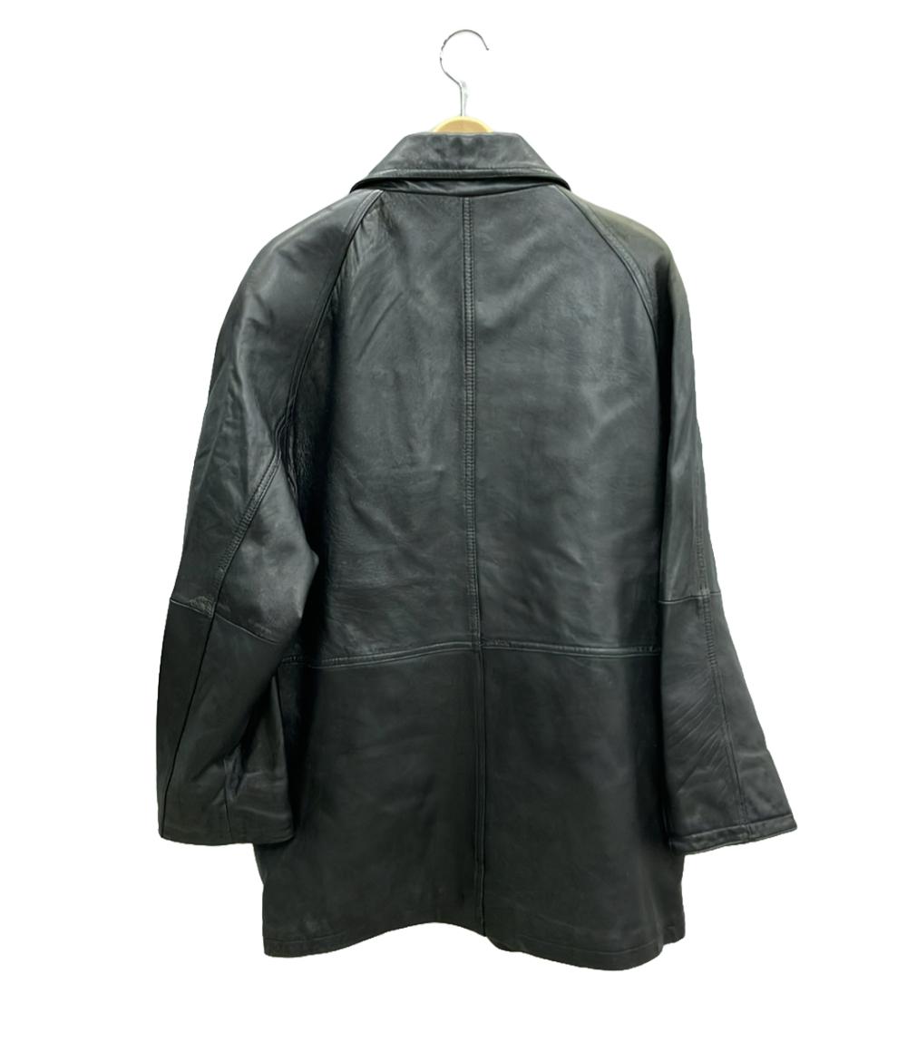 ドマーニ ラム混レザージャケット アウター コート メンズ SIZE L