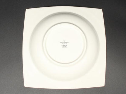 美品 ウエッジウッド スクエアボウル パスタプレート 皿 24cm エスリアル ETHEREAL WEDGWOOD