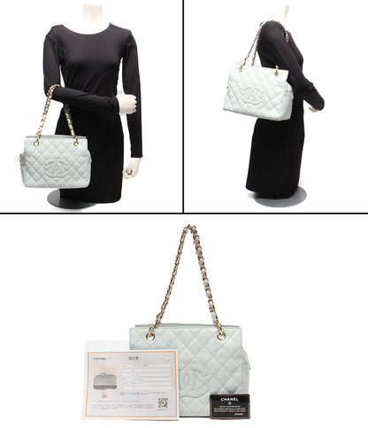 CHANEL チェーントートバッグ ショルダーバッグ 肩掛け ゴールド金具 マトラッセ ココマーク 7番台 レディース シャネル