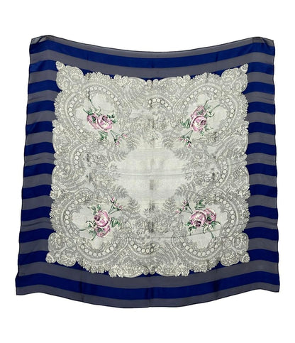 美品 クリスチャンディオール スカーフ シルク100% レディース Christian Dior