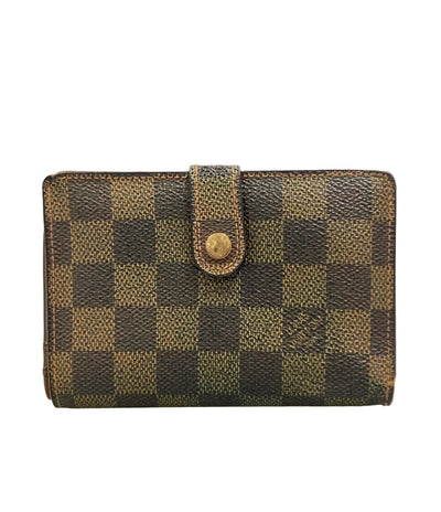 LOUIS VUITTON 二つ折り財布 ポルトフォイユ ヴィエノワ ダミエ エベヌ N61674 レディース メンズ ルイ・ヴィトン