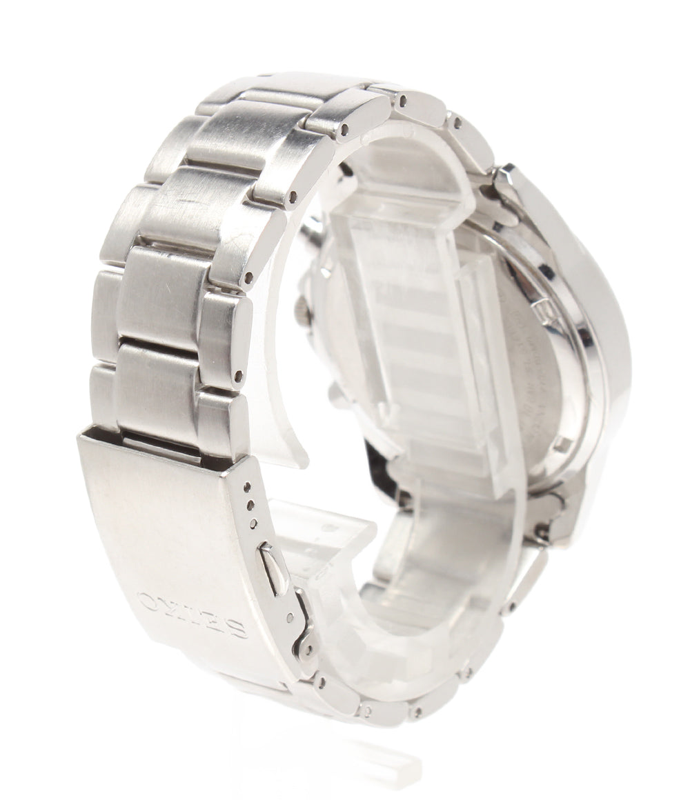 SEIKO 腕時計 クロノグラフ クオーツ ネイビー 7T92-0DM0 メンズ セイコー