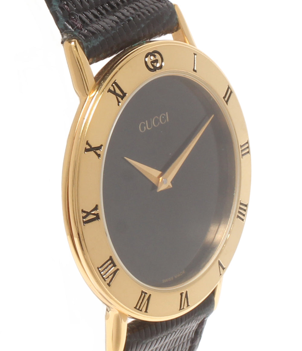 GUCCI 腕時計 クオーツ ブラック 3000.2.M メンズ グッチ