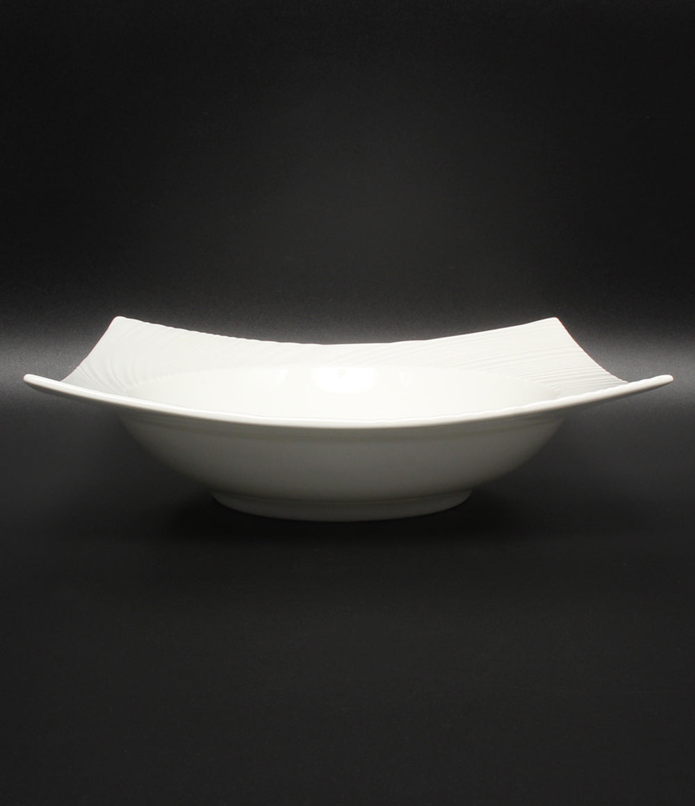 【お買い得】 エスリアル スクエアボウル23cm ５枚セット 美品 WEDGWOOD スクエアボウル パスタプレート 皿 23cm エスリアル