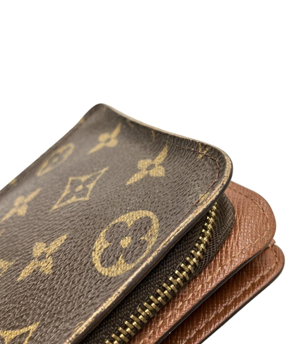 LOUIS VUITTON 二つ折り財布 コンパクト ジップ モノグラム M61667