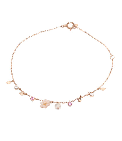 美品 Samantha Tiara ブレスレット K10 フラワーモチーフ 花モチーフ レディース サマンサティアラ