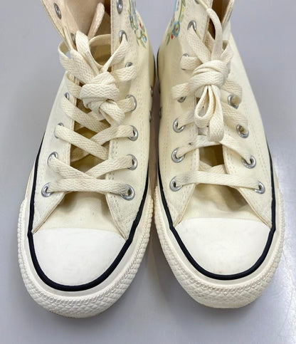 CONVERSE ハイカットスニーカー 刺繍 オールスター PLTS フラワーパッチ レディース SIZE 23.0 (M) コンバース
