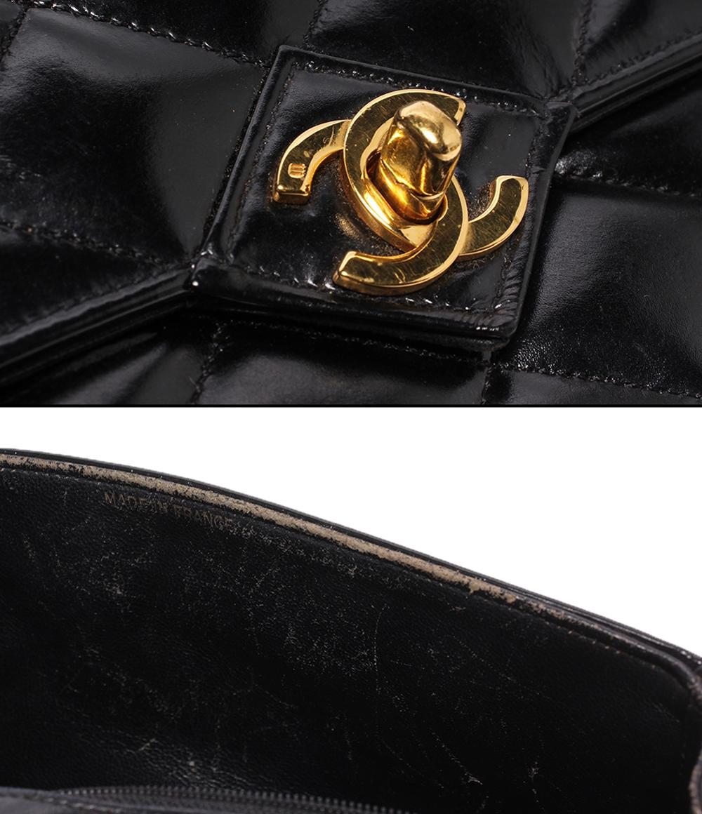 CHANEL チェーンショルダーバッグ シングルチェーン シングルフラップ ゴールド金具 斜め掛け 0番台 マトラッセ レディース シャネル