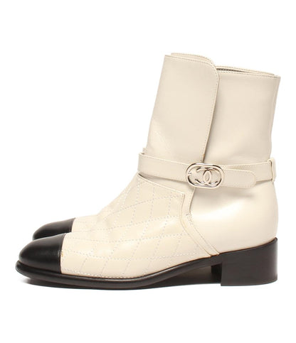 シャネル ショートブーツ G32231 レディース SIZE 35 1/2 (M) CHANEL
