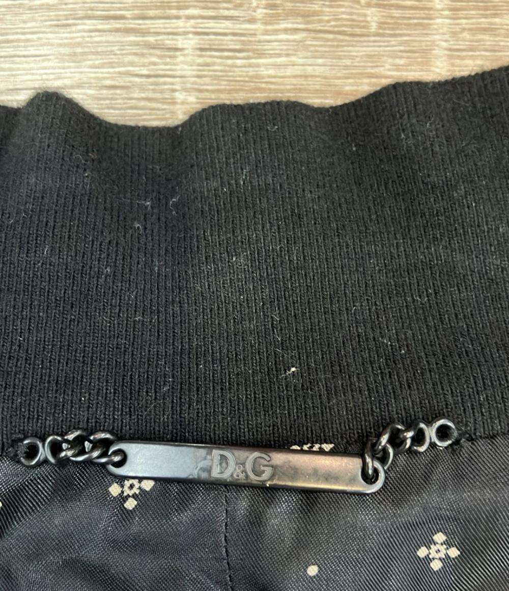 DOLCE&GABBANA レザージャケット ラムスキン ボンバージャケット インポート RB0842 レディース SIZE 54 (XXL) ドルチェアンドガッバーナ