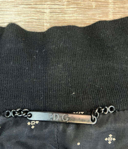 DOLCE&GABBANA レザージャケット ラムスキン ボンバージャケット インポート RB0842 レディース SIZE 54 (XXL) ドルチェアンドガッバーナ