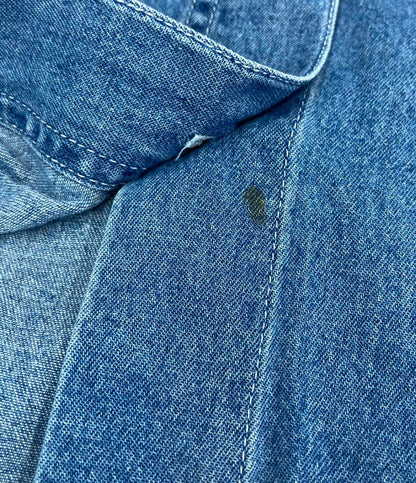 ディスカバード 長袖デニムシャツ ワンピース 花柄 ビジュー レディース SIZE F (M) DISCOVERED