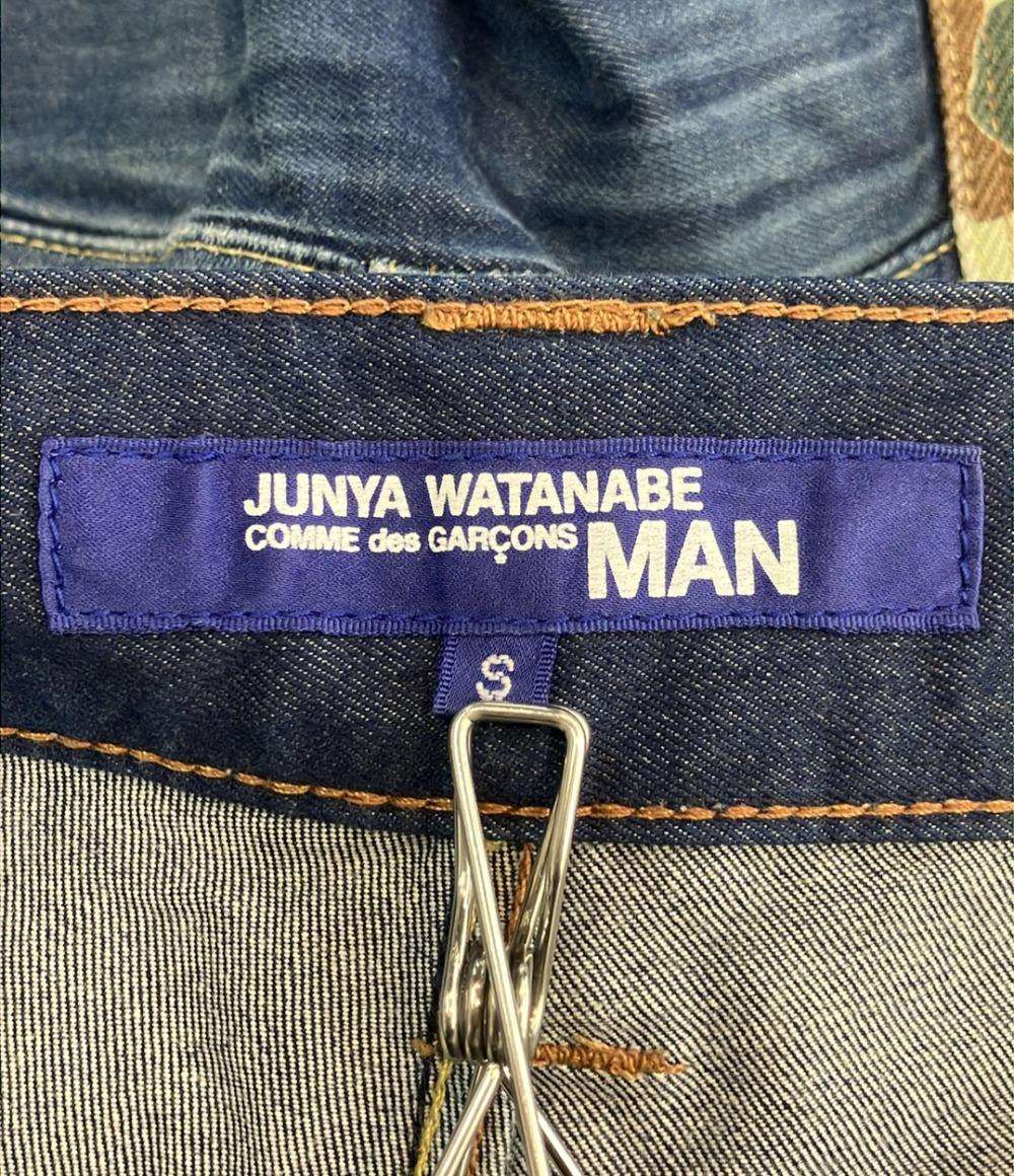 JUNYA WATANABE COMME des GARCONS MAN サルエルデニムパンツ カモ柄ポケット メンズ SIZE S ジュンヤワタナベ コムデギャルソン マン