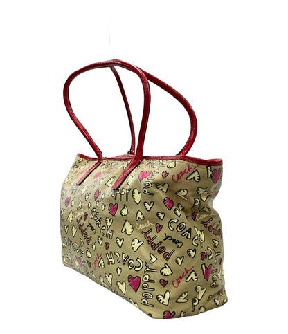 COACH トートバッグ グラフィティ コーティングキャンバス パテントレザー ポピー 16507 レディース コーチ