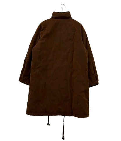 Burberrys 中綿コート 刺繍ロゴ フード付き インポート ブラウン FDA57-502-50 レディース SIZE 7AR (S) バーバリーズ