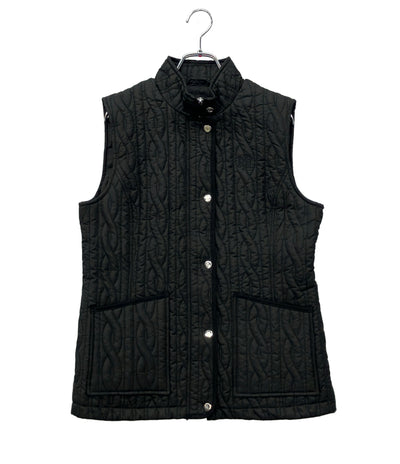 美品 LAUREN RALPH LAUREN ケーブルキルティング ハイネックベスト WMLROTWS2820290 レディース SIZE M ローレンラルフローレン