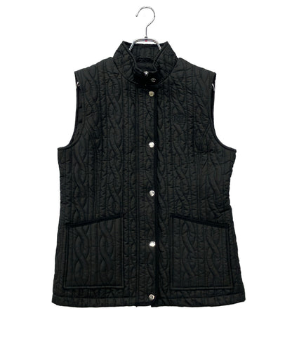 美品 LAUREN RALPH LAUREN ケーブルキルティング ハイネックベスト WMLROTWS2820290 レディース SIZE M ローレンラルフローレン
