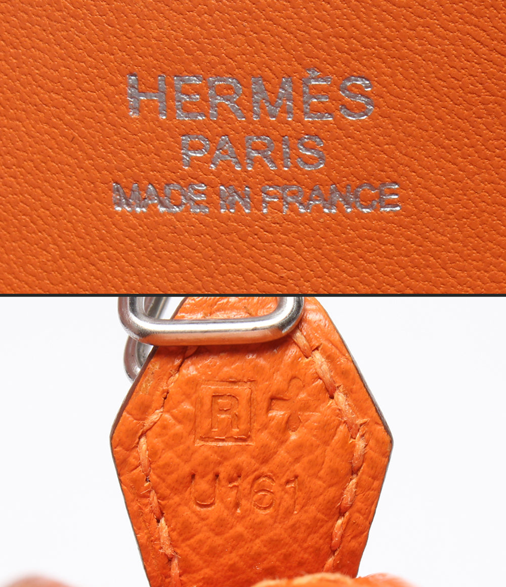 HERMES 2way ハンドバッグ ショルダーバッグ □R刻印 シルバー金具 ヴォーエプソン 肩掛け ボリード27 レディース エルメス