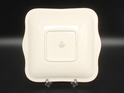 美品 WEDGWOOD スクエアディッシュ 皿 25cm ロザリンド ウエッジウッド