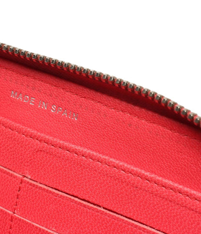 シャネル ラウンドファスナー長財布 シルバー金具 ココボーイ レディース CHANEL