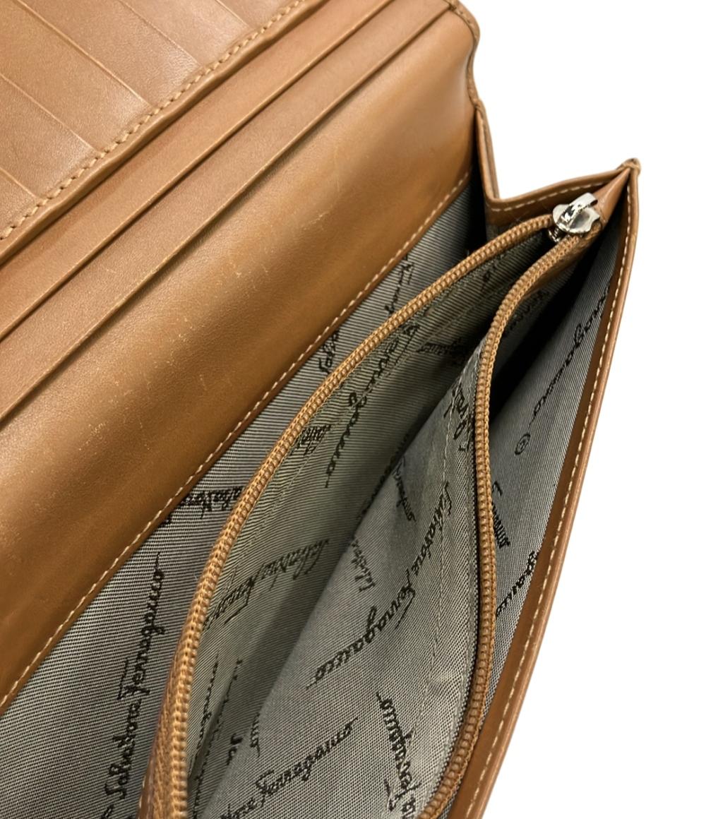 サルヴァトーレフェラガモ 二つ折り長財布 ヴァラ レディース Salvatore Ferragamo