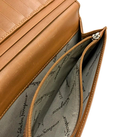 サルヴァトーレフェラガモ 二つ折り長財布 ヴァラ レディース Salvatore Ferragamo