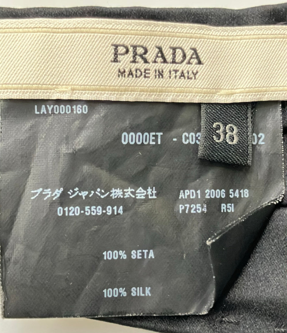 美品 PRADA サテンベルト レディース プラダ