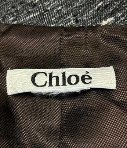 クロエ セットアップ パンツスーツ ツイードジャケット ショート丈 レディース SIZE T36 (M) Chloe