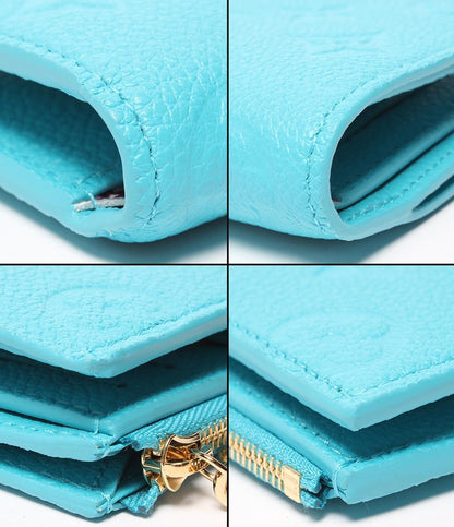 美品 ルイヴィトン 二つ折り財布 LV×TM LV 村上隆コラボ ポルトフォイユ リサ モノグラムアンプラント M14089 レディース Louis Vuitton