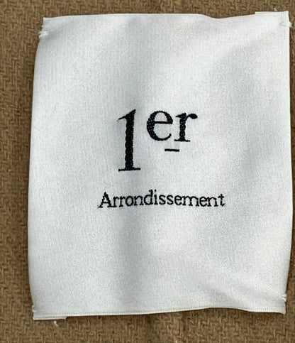 プルミエ アロンディスモン ノーカラーコート レディース SIZE 38 (S) 1er Arrondissement